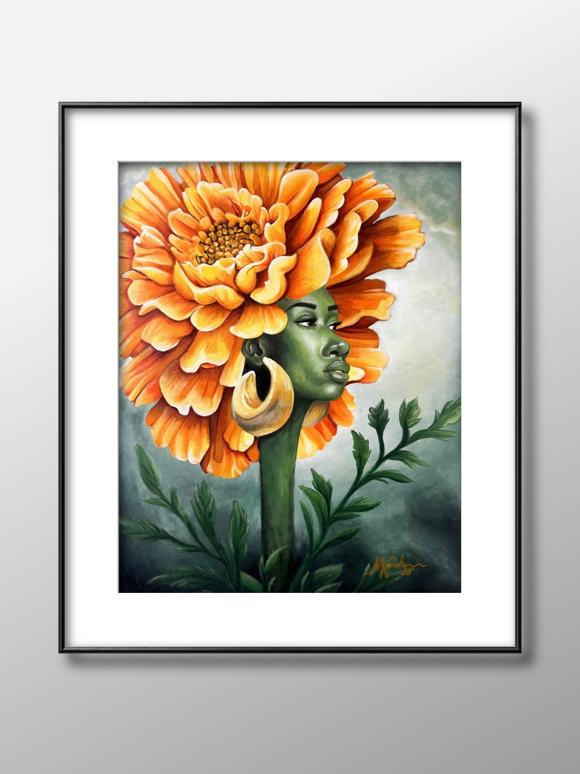Golden Bloom - Fine Art Print