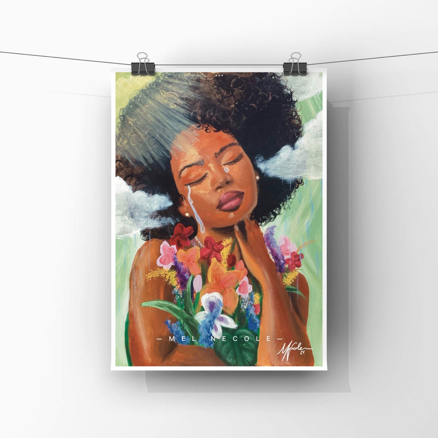 No Rain, No Flowers - Fine Art Print